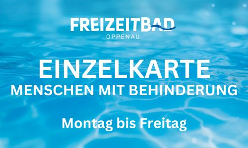 Einzelkarte Menschen mit Behinderung Montag bis Freitag